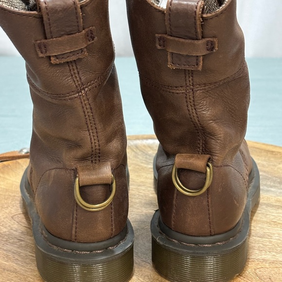 Dr. Martens Brown Lace up Combat Boots Women’s 5 - Picture 3 of 11